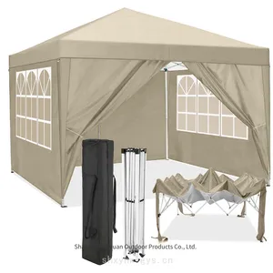 Folding Gazebo Party Tent 10x10 Feet Commercial Sunshade Tent Pop-up Awning thumbnail-5