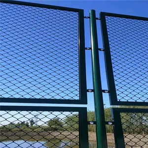 PVC Coated Chain Link Fence Mesh 1.8m Height for Sports Fields thumbnail-1