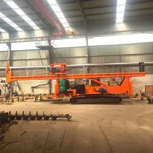 Crawler Walking Long Screw Pile Driver, Foundation Reinforcement Grouting Drill, Cfg Long Screw Hole Leading Machine thumbnail-1