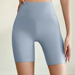 Wholesale Women's High-Waisted Elastic Waist Breathable Fitness Shorts Butt Lift Running Yoga Pants thumbnail-1