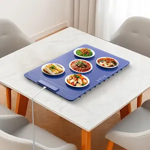 Premium Food Warming Mat Foldable Food Warmer Food Heating Pad Dish Warming Tray Dish Warmer Silicone thumbnail-4