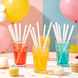 PLA19 Straws Single Packed Fine Tubes 8mm Diameter Standard Compliant thumbnail-1