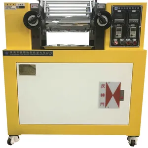 Efficient Liquid Cooling Two Roll Mixer Mill for Laboratory Rubber Crusher and Plastic Mixing thumbnail-4
