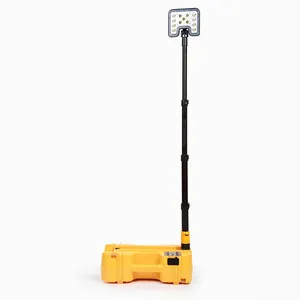 Lightweight Hand Push Telescopic Work Light With Gasoline Generator thumbnail-1