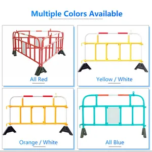 Urban Safety Guardrails, Anti-collision Galvanized Pipe Guardrails, Road Fences, Municipal Guardrails thumbnail-5