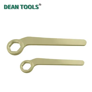 Non-Sparking Bent Hexagonal Wrench | Beryllium Copper & Aluminum Bronze Alloy Explosion Proof Tool thumbnail-2