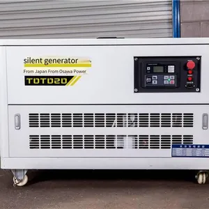 Silent 15kw and 30kw Gasoline Generators With Automatic Start and Stop for Villa Emergencies thumbnail-1