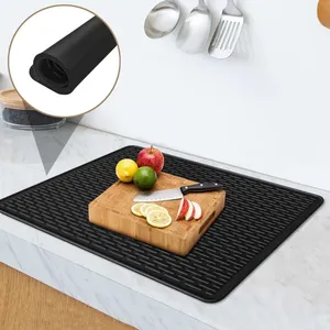 Silicone Induction Cooktop Mat Magnetic Stove Top Protector Heat Resistant Hot Pad Countertop Guard Kitchen Dish Drying Mat thumbnail-1