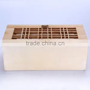 New Style Luxury High Quality Wedding Invitation Fancy Wooden Gift Box Wholesale Hollow Gift Box Packaging thumbnail-5