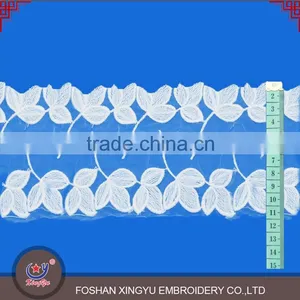 Wholesale Customized Metal Front Neck Design Embroidery Flower Lace Trim Collar for Garment Accessory thumbnail-1
