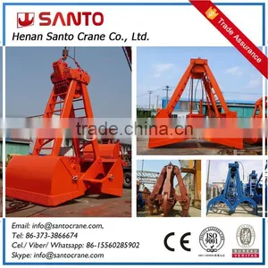 Strong Meterial Hydraulic Orange Peel Motor Grab thumbnail-1