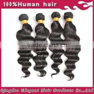 Human Hair Extension 7A Top Quality Wholesale Loose Wave Weft Indian Hair, no Tangling no Shedding thumbnail-2