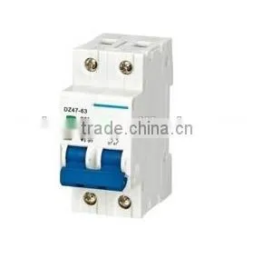 MCB Circuit Breaker for DIN Rails,DZ47-63 MCB(New Type With Indicator) Mini Circuit Breaker thumbnail-2