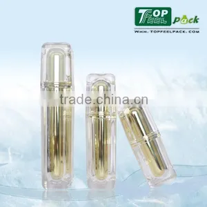 Plating Gold Double Wall Acrylic PMMA Lotion Bottle for Lotion Skincare Sale 100ml thumbnail-6