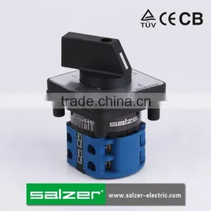 Salzer Rotary Switch 5 Position SA16 5-2 16A (TUV,CE and CB Approved) thumbnail-1