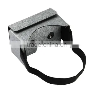 More Popular and Best Price 3d Glasses Cardboard vr Glasses PU thumbnail-4
