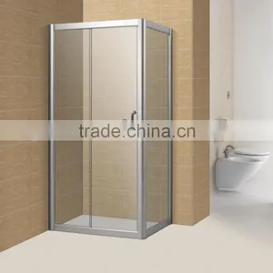 Bathroom Corner Mounted Tempered Glass Frameless Shower Room Quality Choice thumbnail-5