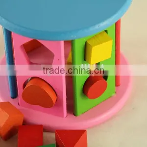 Intelligence Shape Wheel Wooden Block Toy thumbnail-3