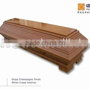 EC012 Poplar Wooden Coffin thumbnail-1