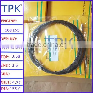 S6D155 Piston Ring, SA6D155 Piston Ring 6128-31-2070 6128-31-2060 thumbnail-1