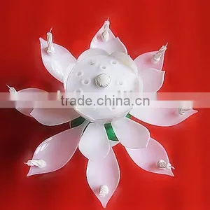 Lotus Birthday Music Candle thumbnail-1