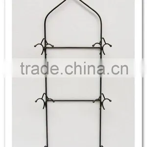 LC-77479 Antique Wrought Iron 3 Tiers Wall Mounted Dish Holder/Rack Quality Choice thumbnail-2