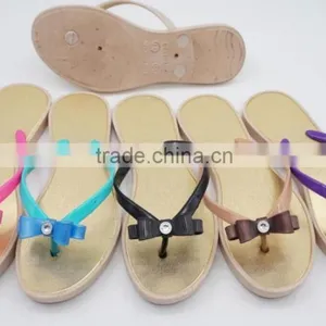 2016 New Sample Latest Fashion Lady Flip Flops PCU Slipper thumbnail-5