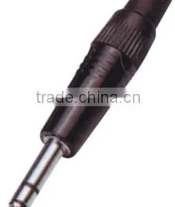 JYA5288 6.3 MM Stereo Plug With NI Finish and Black Boot thumbnail-1