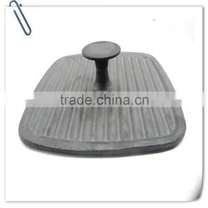 Different Sizes of Square Cast Iron Meat Plate thumbnail-3