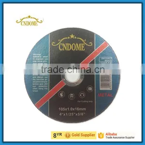 105*1*16mm High Quality Cutting Disc With Double Nets for Metal and Inox thumbnail-2