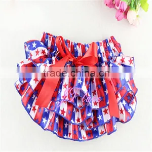 Red White Blue Bloomers - Baby Girl Clothes, Baby Girl Outfit, Personalized Onesie, Coming Home Outfit, thumbnail-3
