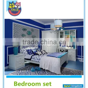 European New Design Modern Style Wood Bunk Bed For Sale thumbnail-1