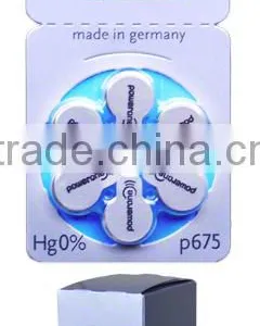 Hearing Aid Batteries Type 675 Mercury Free Power One by Varta Microbattery thumbnail-3