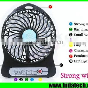 Hot Selling Powerful Wind Rechargeable Table Fan Portable Fan Hand Fan thumbnail-5
