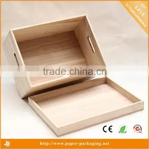 2015 Wholesale Custom Square Art Minds Wood Box thumbnail-1