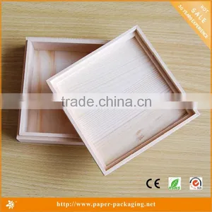 Top Sale and New Design Small Pine Wood Gift Box With Lids thumbnail-5