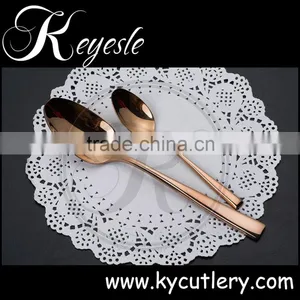 Cheap Flatware Gold,copper Cutelry,copper Plated Flatware Wholesale Quality Choice thumbnail-5