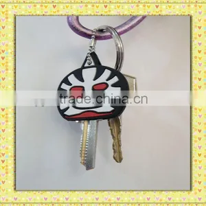 Promotion Custom Logo Car Shape Pvc Novel Key Head Cover thumbnail-1