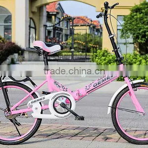 20 Inch High Quality Aluminum Alloy Folding Bike / Single Speed Folded Bicycle thumbnail-4