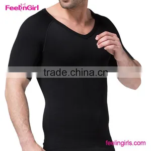 Fashion Tshirt Body Shaper For Men Walmart thumbnail-5