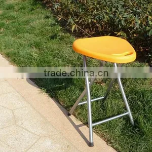 Triangle Shape Metal Leg Folding Stool With Handle thumbnail-4
