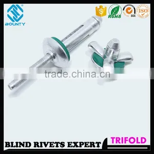 HIGH QUALITY WATERPROOF EXPLODING ROOFING TRIGRIP RIVETS FOR ROOFING thumbnail-5