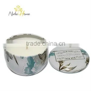 Candle Tin With Personalized Label, Apple Scent Tin Box Candle thumbnail-4