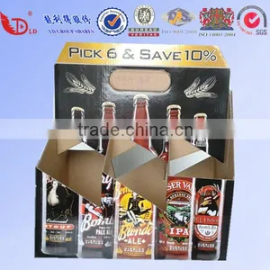 China Supplier 6 Picks Carton Box for Beer With Custom Printing thumbnail-1