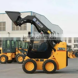 Chinese Used Mini Track Skid Steer Loader XT740 for Sale thumbnail-2