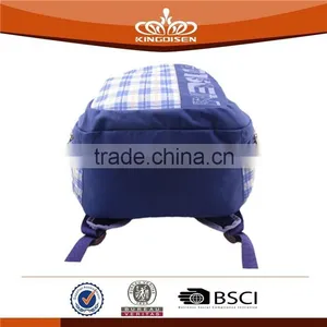 Trendy Plaid School Bags Backpack for Teens thumbnail-5