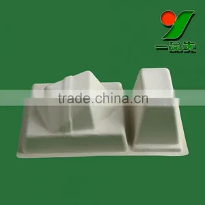 2016 Hot Sale Creative Bio Degradable Recyclable Hollow Out Ornament Unbleached Sugarcane Fiber Molded Pulp Body Scrub Packaging thumbnail-1