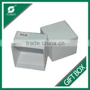 TWO PIECES HIGH QUALITY CHIPBOARD GIFT PACKING FOR RING WITH CUSTOM LOGO thumbnail-1