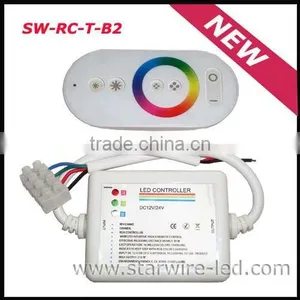 12V/24V Rainbow Touch RGB Led Controller(white Remote) thumbnail-1