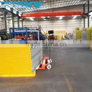 Good Fire Resistance Glass Wool Sandwich Panel for Wall thumbnail-1